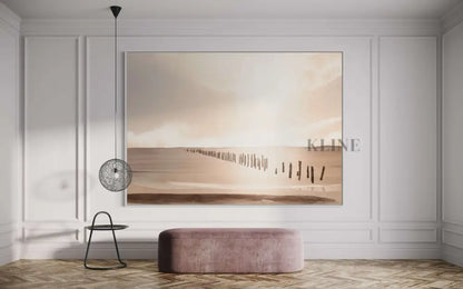 Bridport Sunset - Hand Painting