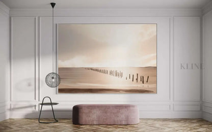 Bridport Sunset - Hand Painting