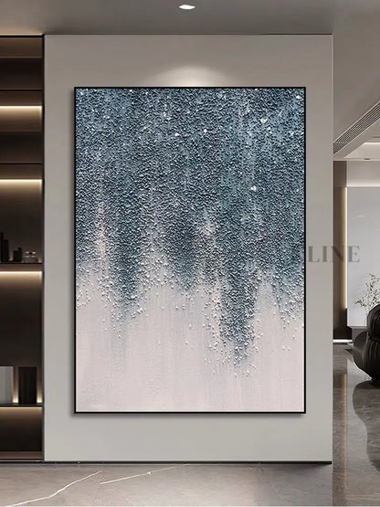 Bright Stars Textured Painting - Hand Painting