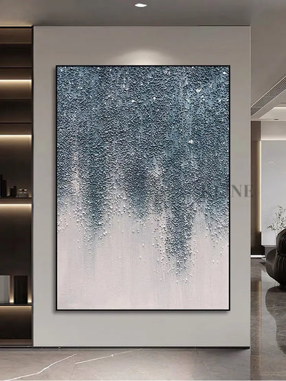 Bright Stars Textured Painting - Hand Painting
