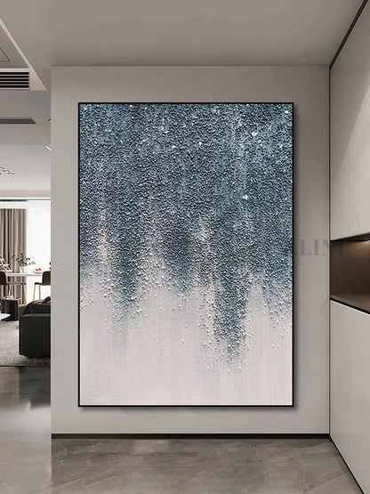 Bright Stars Textured Painting - Hand Painting