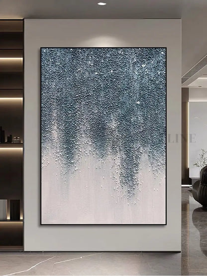 Bright Stars Textured Painting - Hand Painting