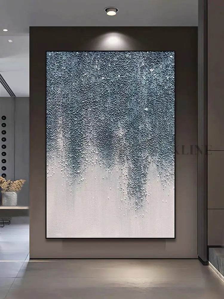 Bright Stars Textured Painting - Hand Painting