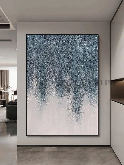 Bright Stars Textured Painting - Hand Painting