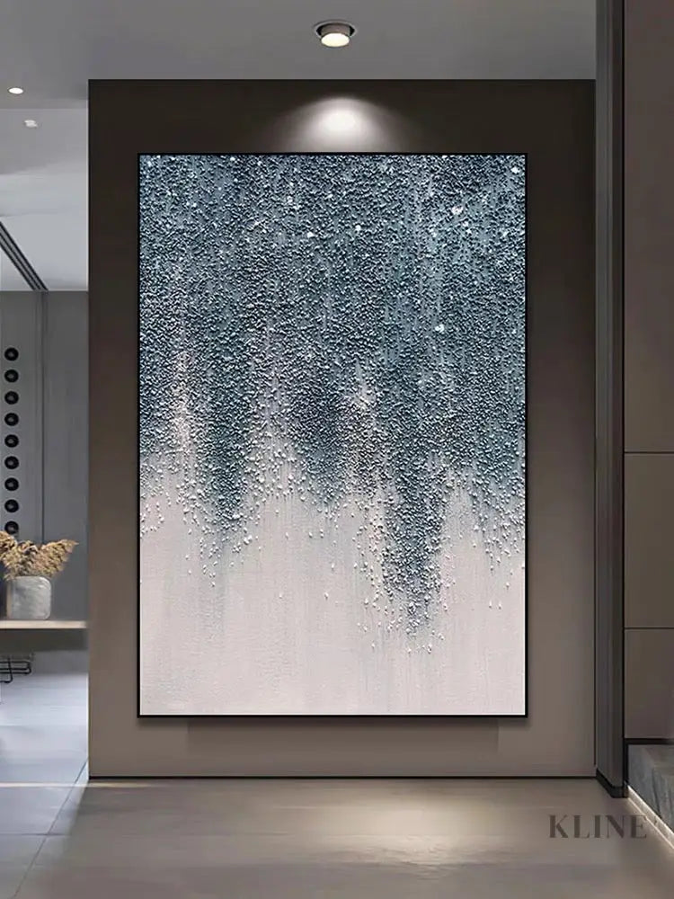 Bright Stars Textured Painting - Hand Painting