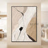 Brown Beige Wabi Sabi Textured Wall Art - Hand Painting