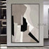 Brown Beige White Textured Wall Art - Hand Painting