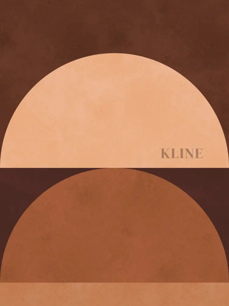 Brown Geometry 4 - Hand Painting