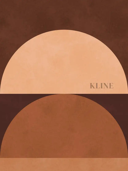 Brown Geometry 4 - Hand Painting