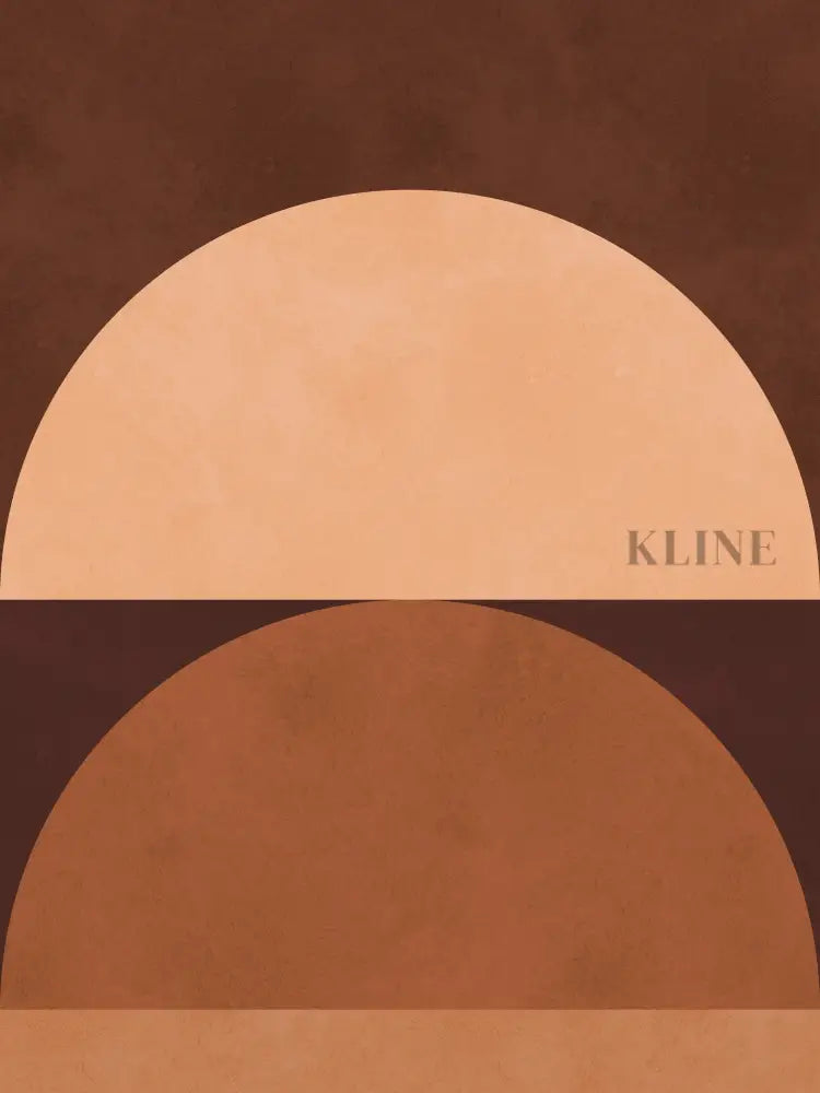 Brown Geometry 4 - Hand Painting