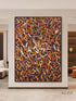Brown Orange Messed Up Texture - Hand Painting