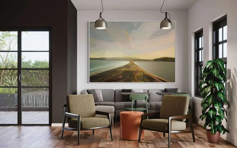 Brunny Island Neck - Hand Painting 