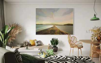 Brunny Island Neck - Hand Painting