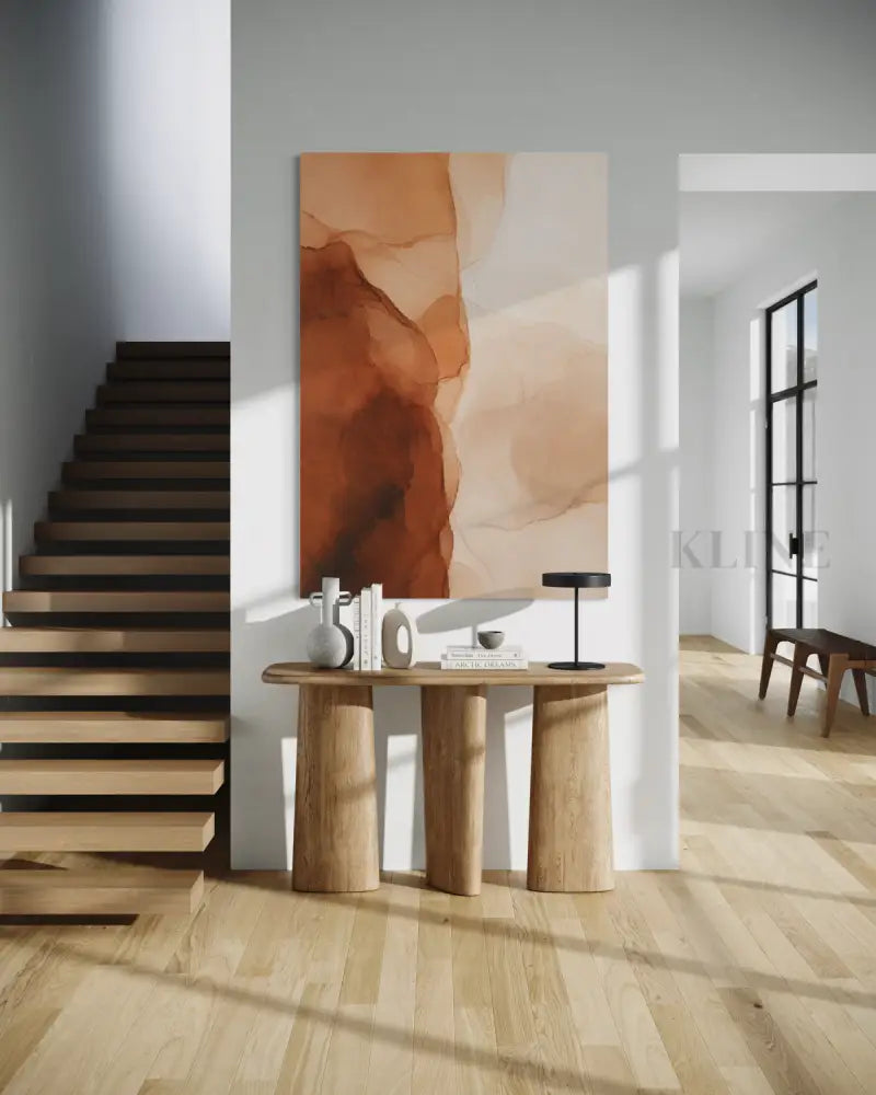 Burnt Siena - Hand Painting