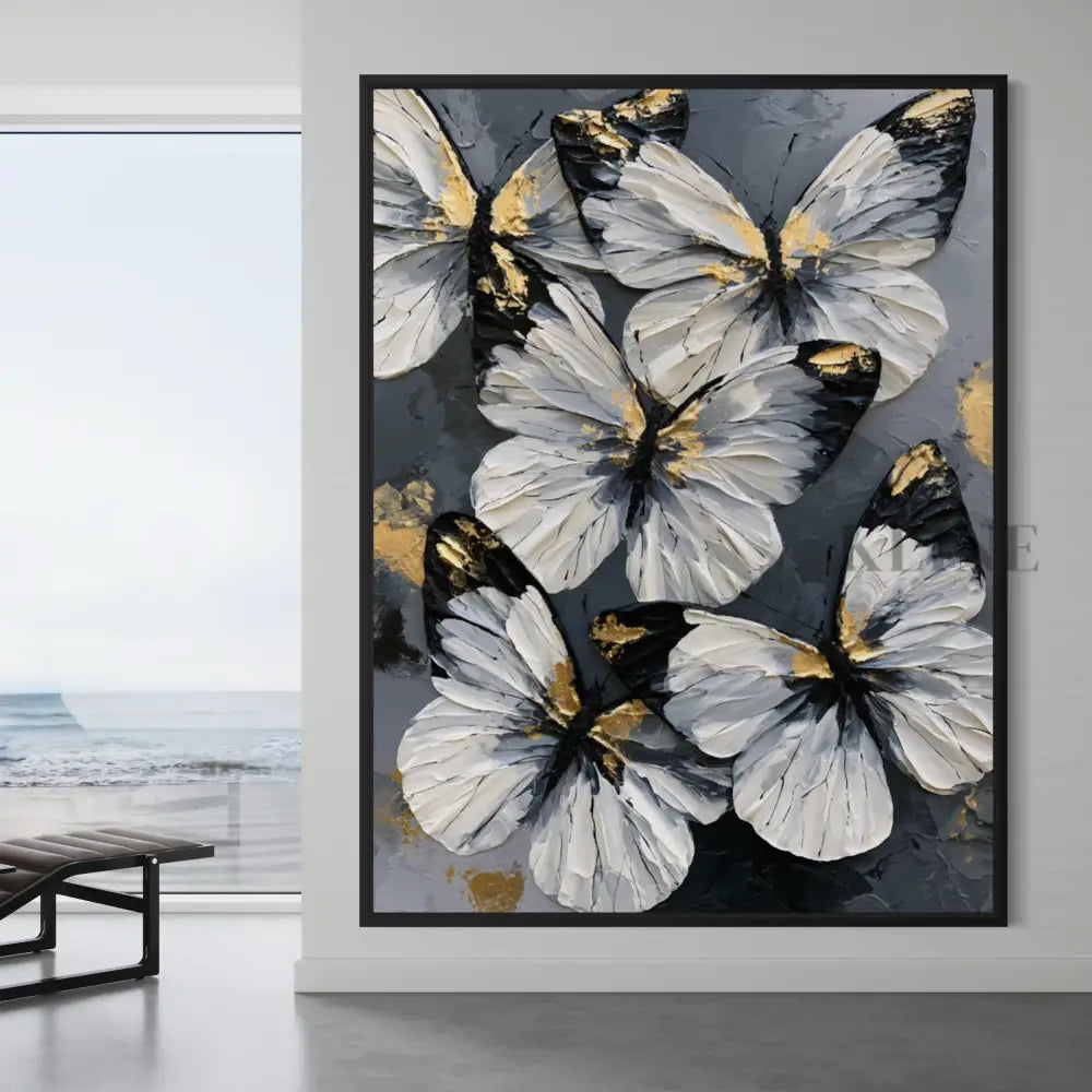 Butterflies in Moonlight - Hand Painting القادمون الجدد