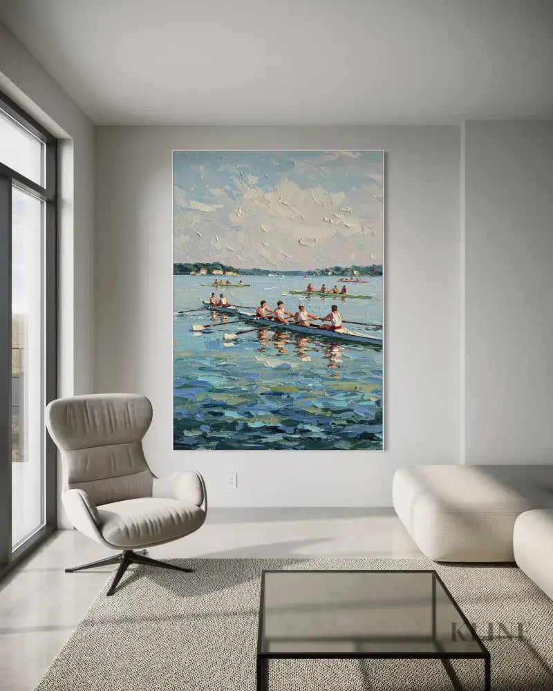 Cadence Over Water - Hand Painting