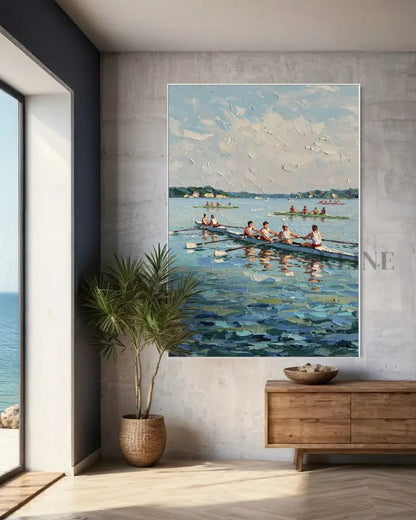 Cadence Over Water - Hand Painting