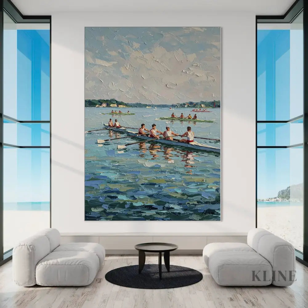 Cadence Over Water - Hand Painting