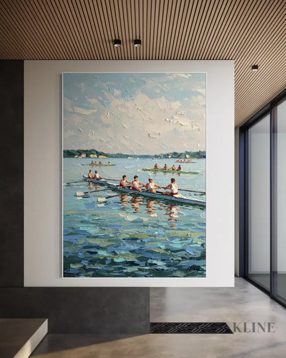 Cadence Over Water - Hand Painting