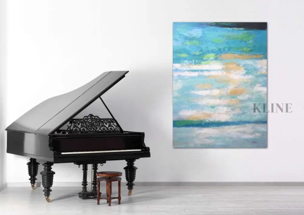 Calm - Kline Collective غرفة المعيشة جدار الفن
