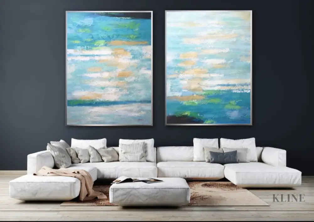 Calm - Kline Collective Leinwand-Set (2 Stück)