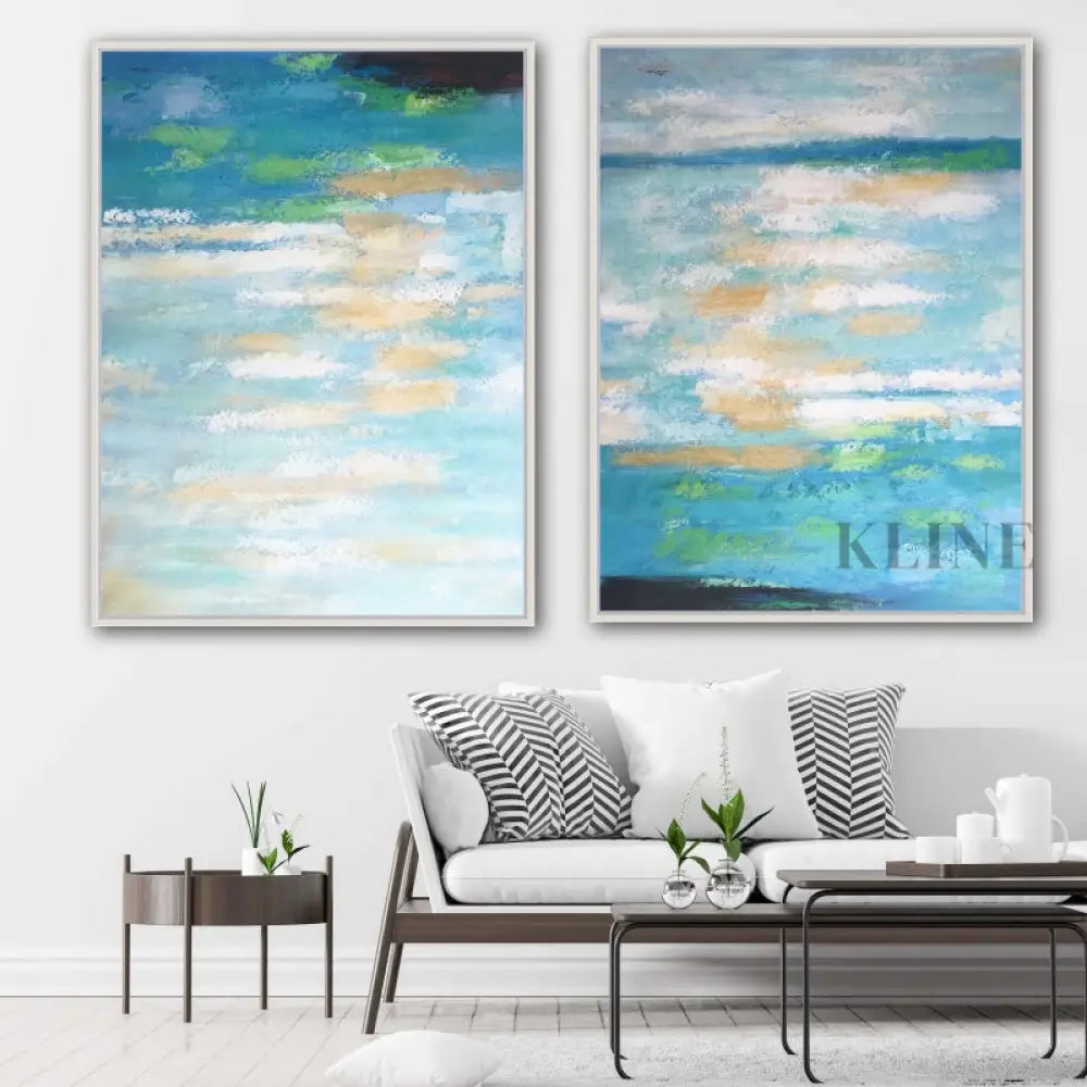 Calm - Kline Collective غرفة المعيشة جدار الفن