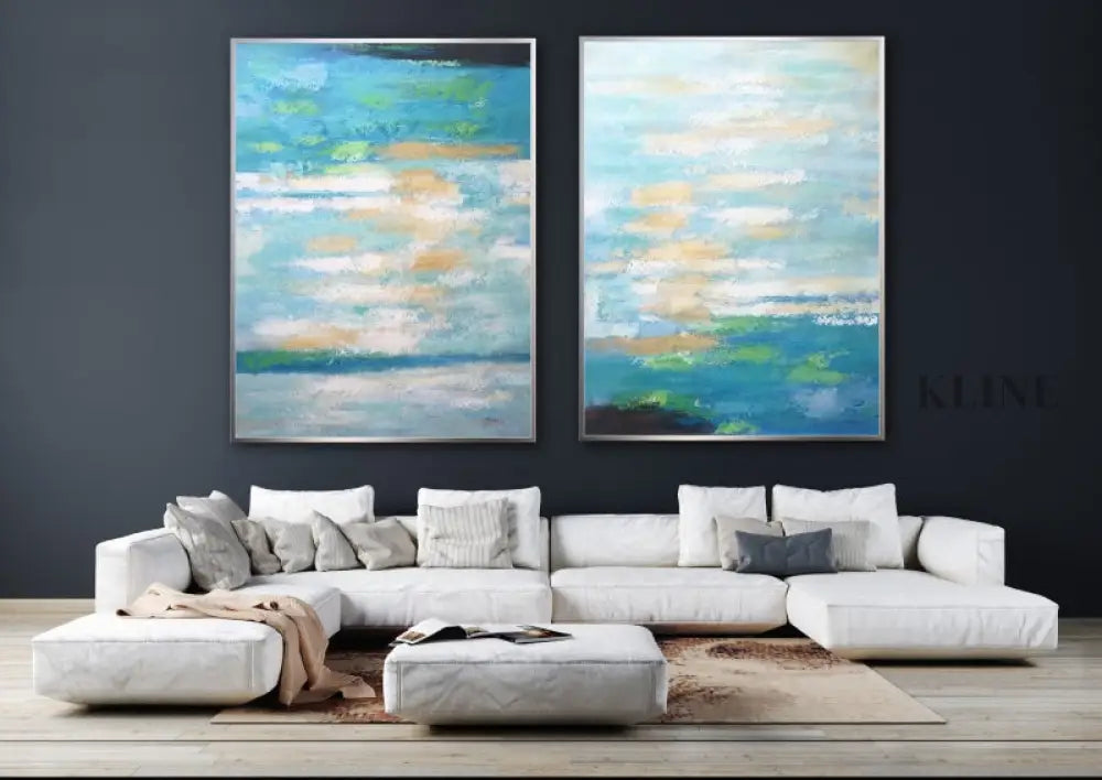 Calm - Kline Collective غرفة المعيشة جدار الفن