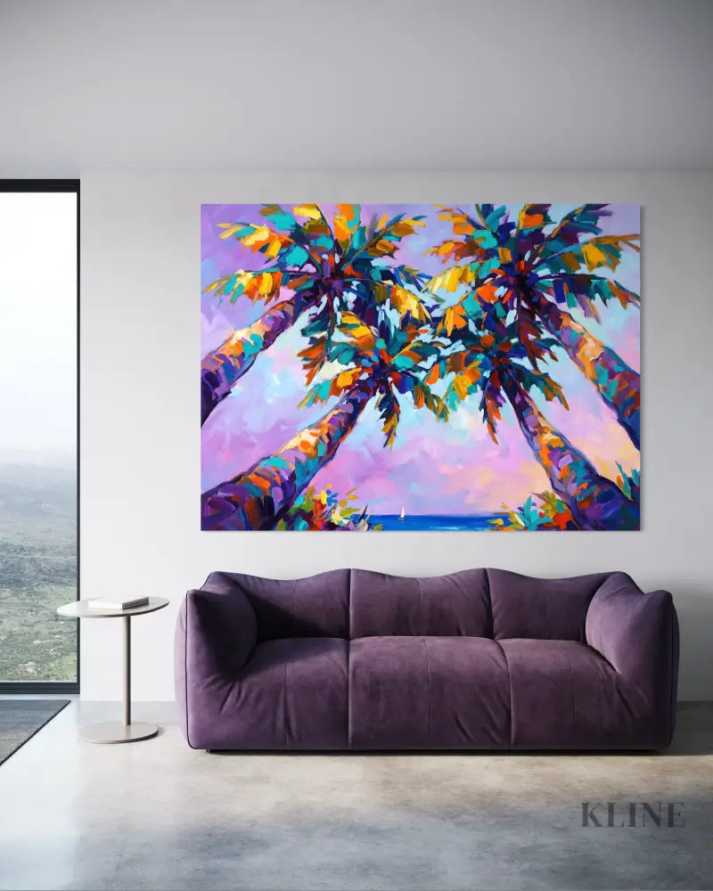Candy Sky Coast - Hand Painting