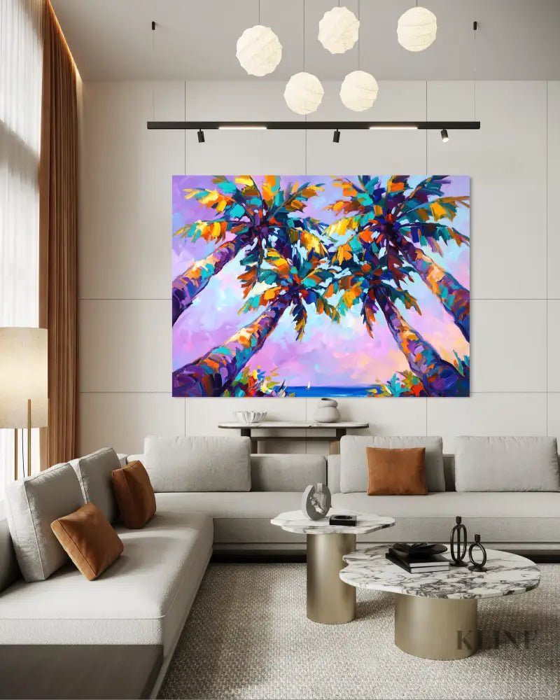 Candy Sky Coast - Hand Painting