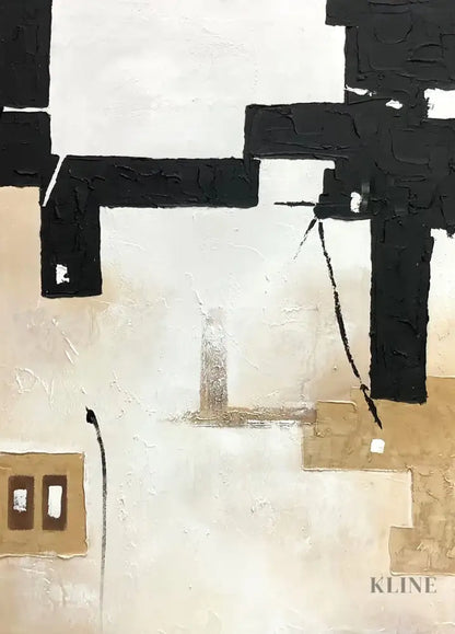 Canvas of Contrast - Hand Painting