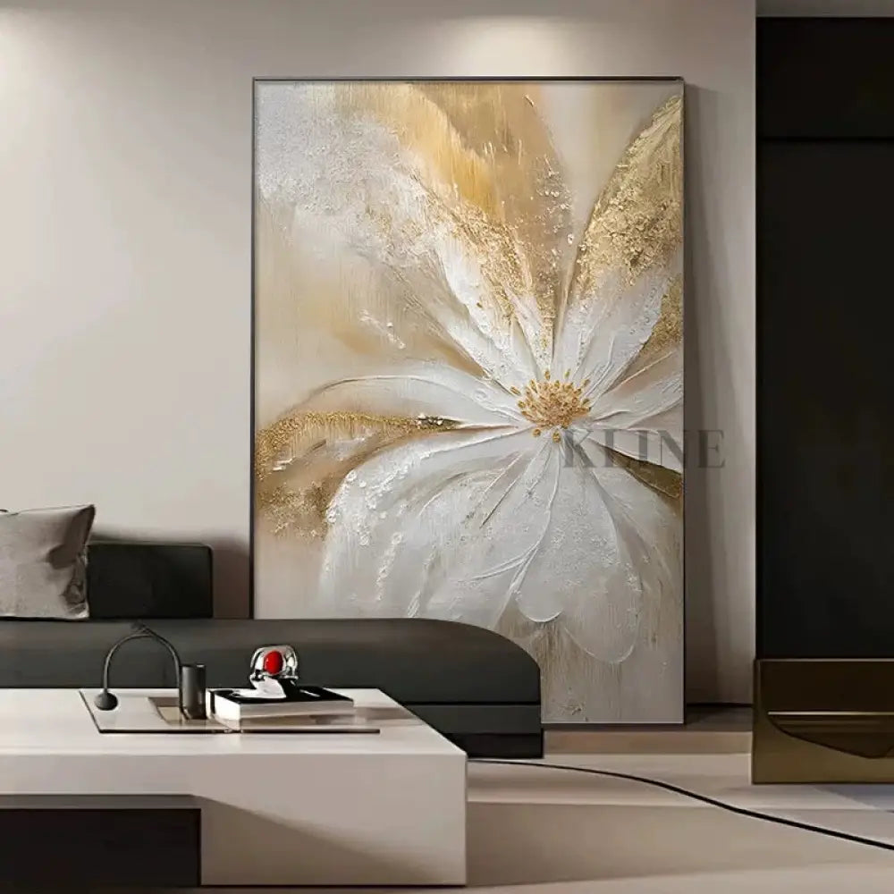 Champagne Flora - Hand Painting 