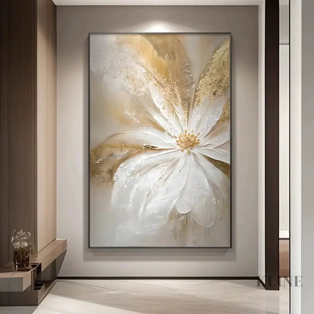 Champagne Flora - Hand Painting