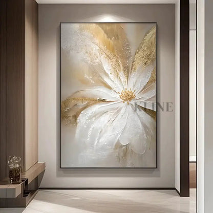 Champagne Flora - Hand Painting