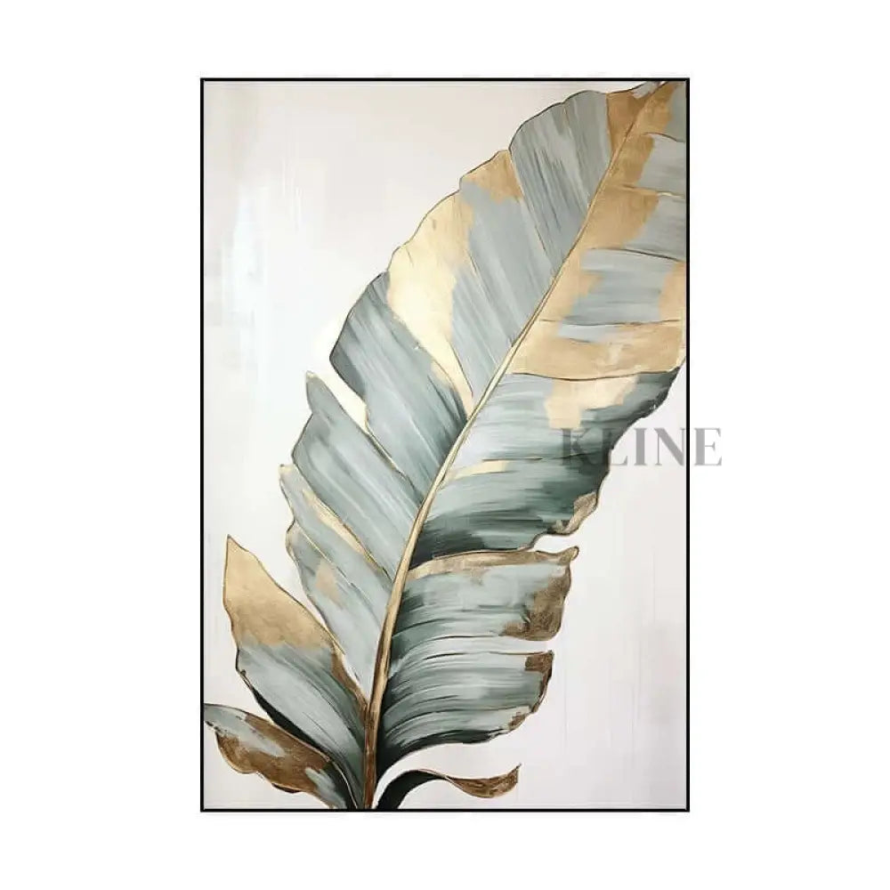 Changing Leaf 2 - Hand Painting Originalgemälde zum Verkauf