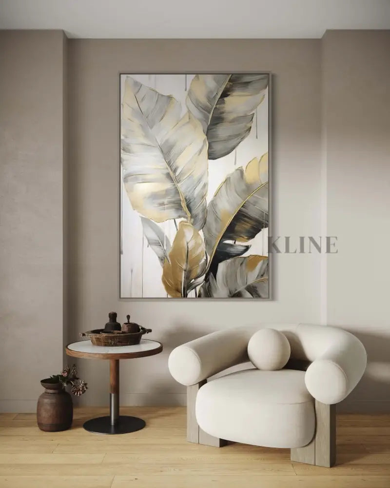 Changing Leaf 3 - Hand Painting Peintures originales à vendre