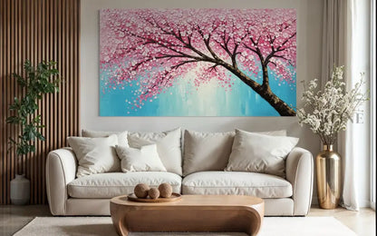 Cherry Blossoms Painting - Hand Painting