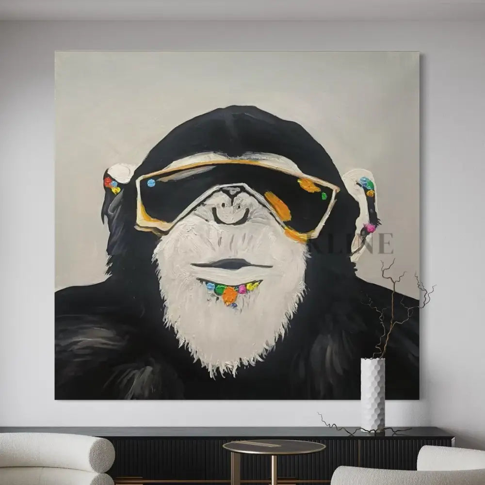 Chill Like a Chimp - Hand Painting