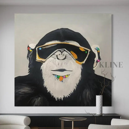 Chill Like a Chimp - Hand Painting
