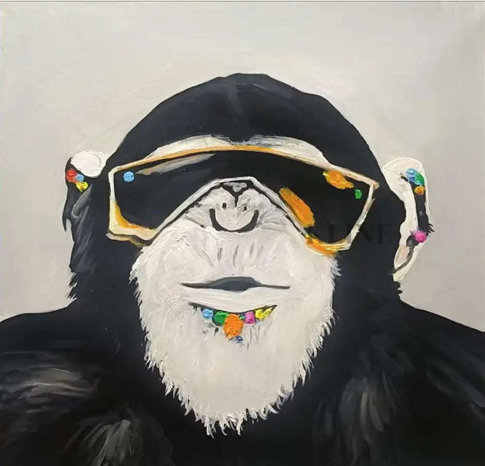 Chill Like a Chimp - Hand Painting