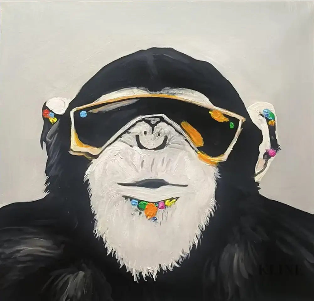 Chill Like a Chimp - Hand Painting