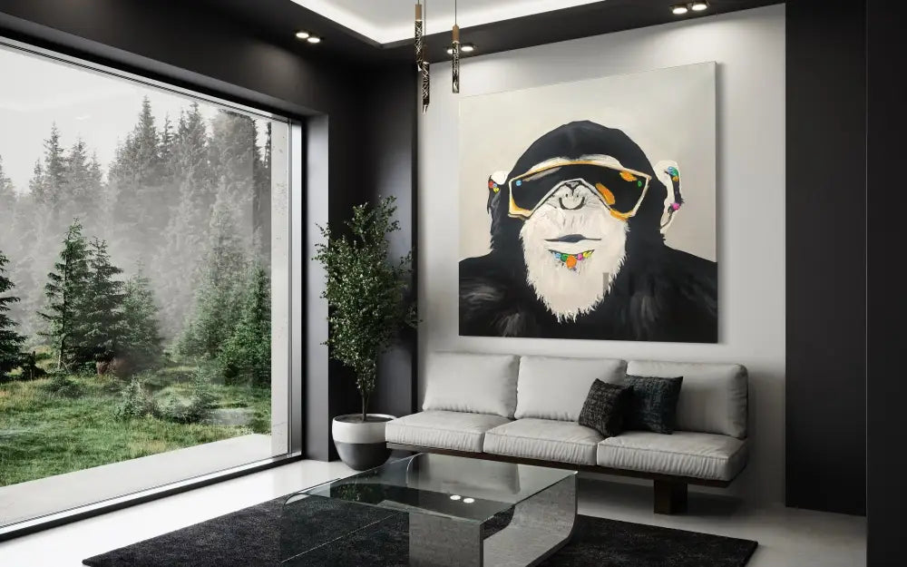 Chill Like a Chimp - Hand Painting