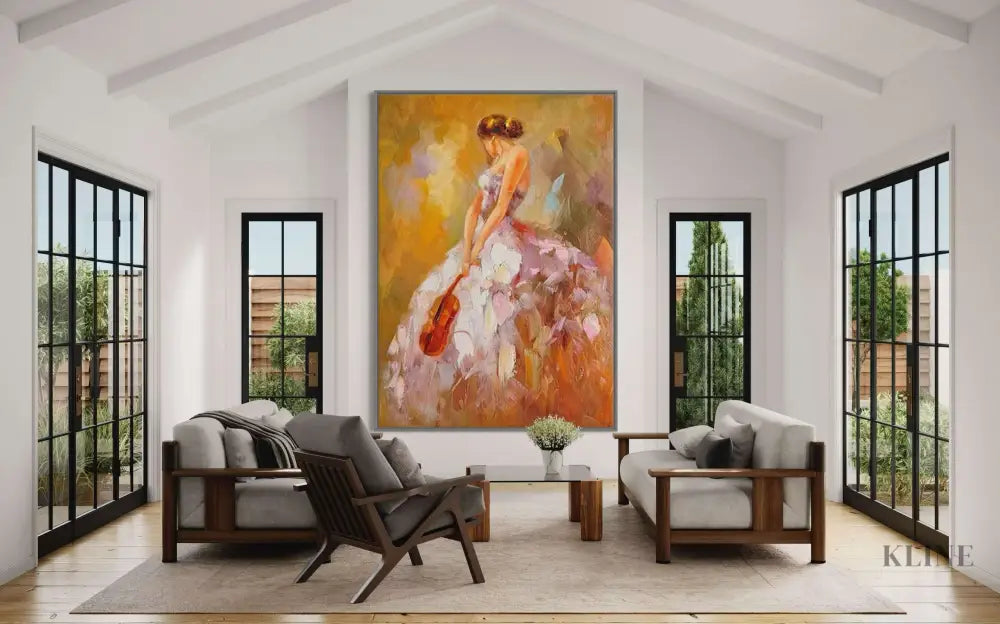Inspirational abstract wall art titled &
