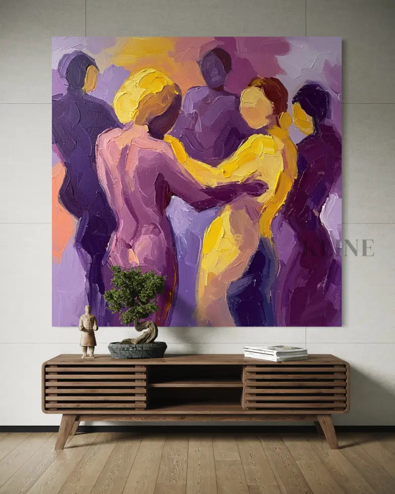 Chromatic Dance - Hand Painting