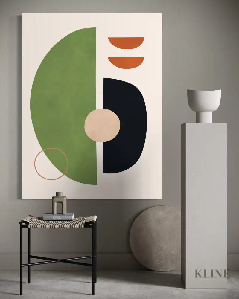 Circles and Semicircles 1 - Hand Painting 