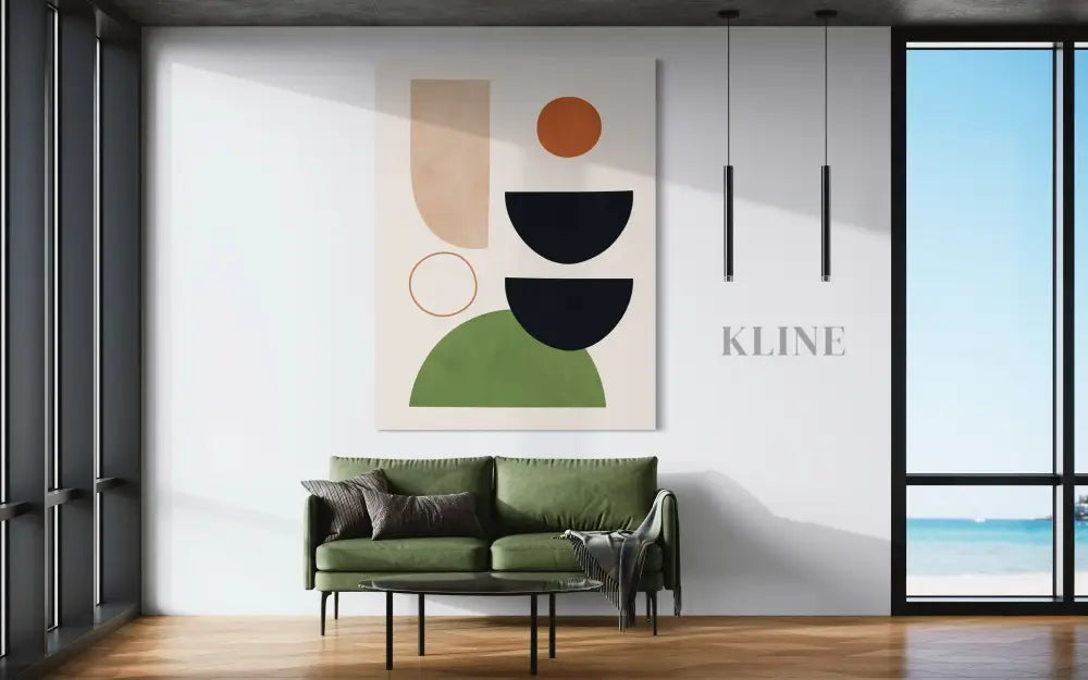 Circles and Semicircles 2 - Hand Painting لوحات أصلية للبيع