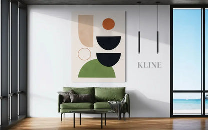 Circles and Semicircles 2 - Hand Painting