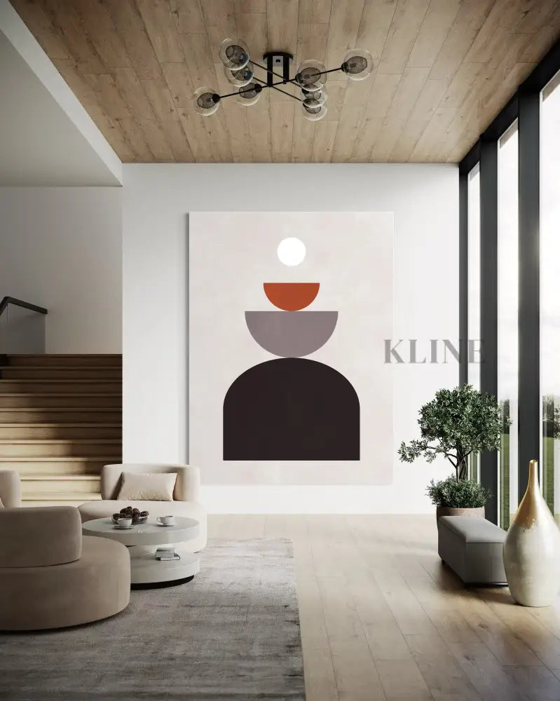 Circles and Semicircles 3 - Hand Painting
