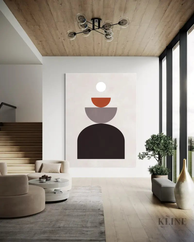 Circles and Semicircles 3 - Hand Painting
