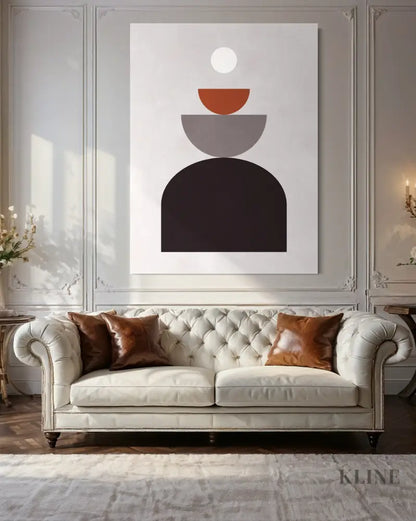 Circles and Semicircles 3 - Hand Painting