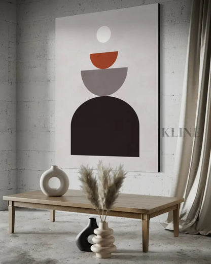 Circles and Semicircles 3 - Hand Painting